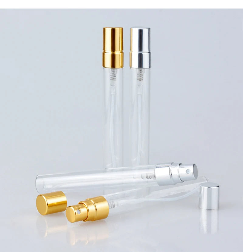 50Pieces/Lot 10ML Perfume Bottle With Paper Boxes Empty Atomizer Spray Glass Perfume Bottle