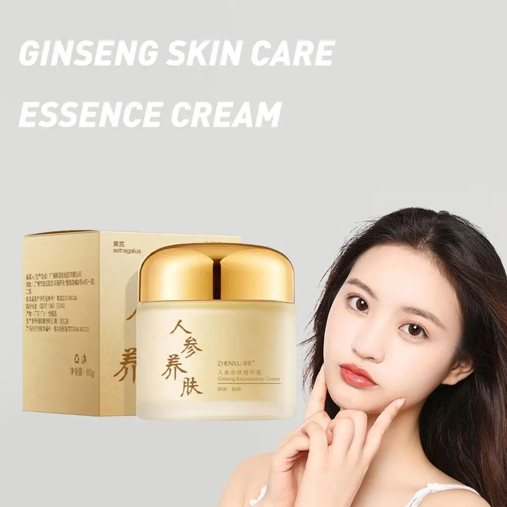 Crème Visage Ginseng Anti-rides – Hydratation & Fermeté 60g