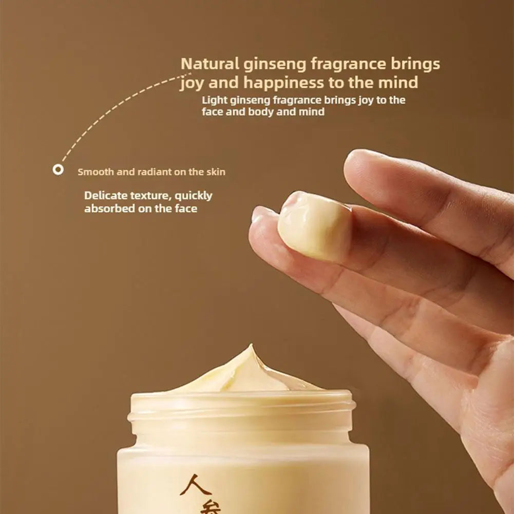 Crème Visage Ginseng Anti-rides – Hydratation & Fermeté 60g
