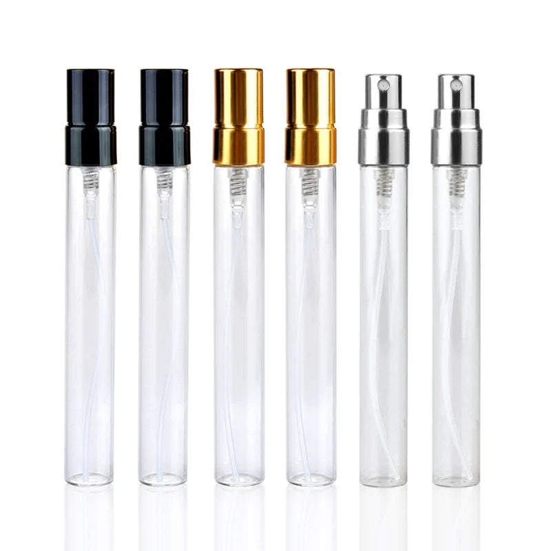 50Pieces/Lot 10ML Perfume Bottle With Paper Boxes Empty Atomizer Spray Glass Perfume Bottle
