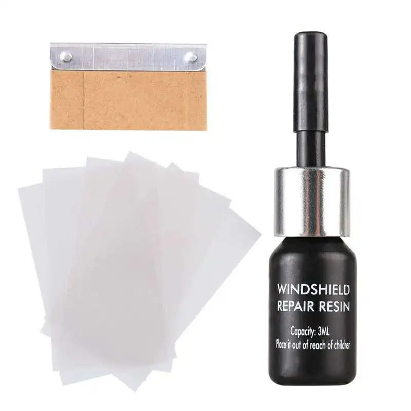 Windshield Repair Kit,1 Bottle Nano Glass Crack Repair Liquid Quick Windshield Repair for Chips