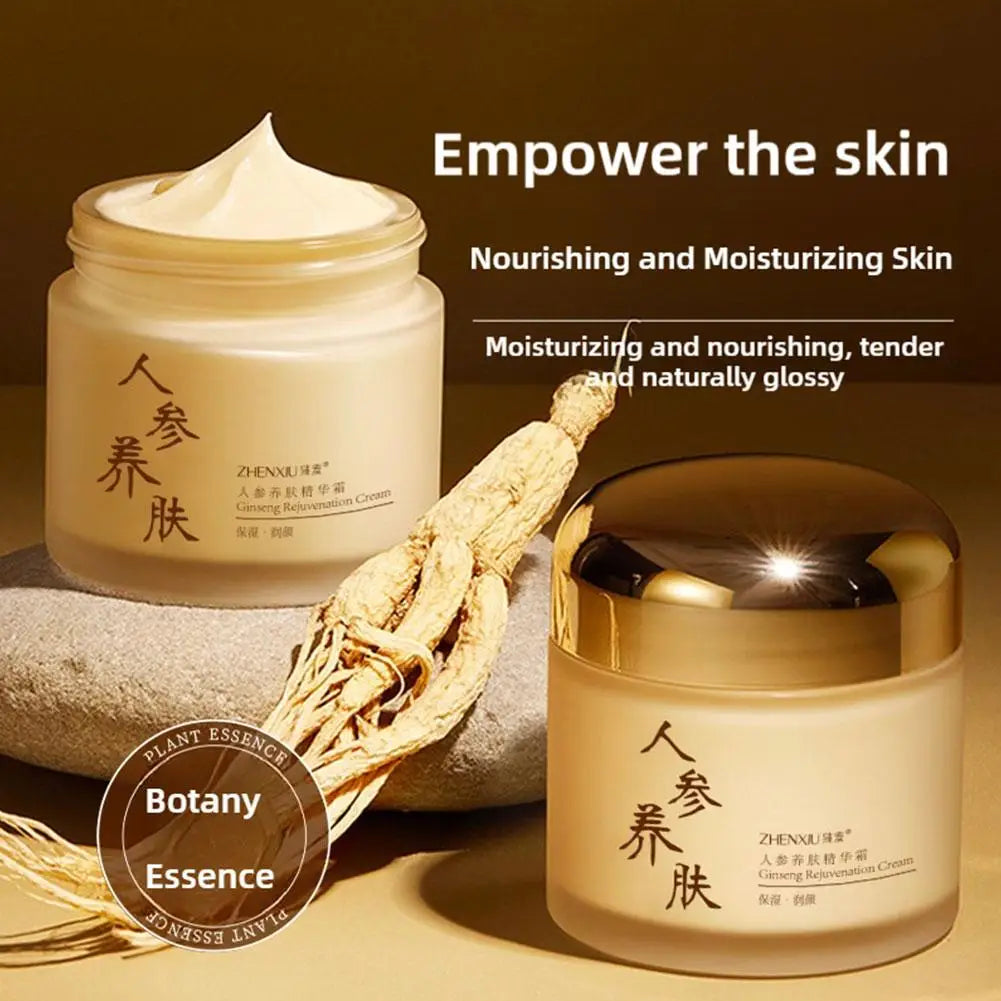 Crème Visage Ginseng Anti-rides – Hydratation & Fermeté 60g