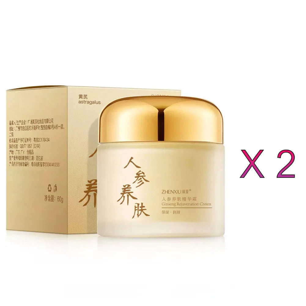 Crème Visage Ginseng Anti-rides – Hydratation & Fermeté 60g