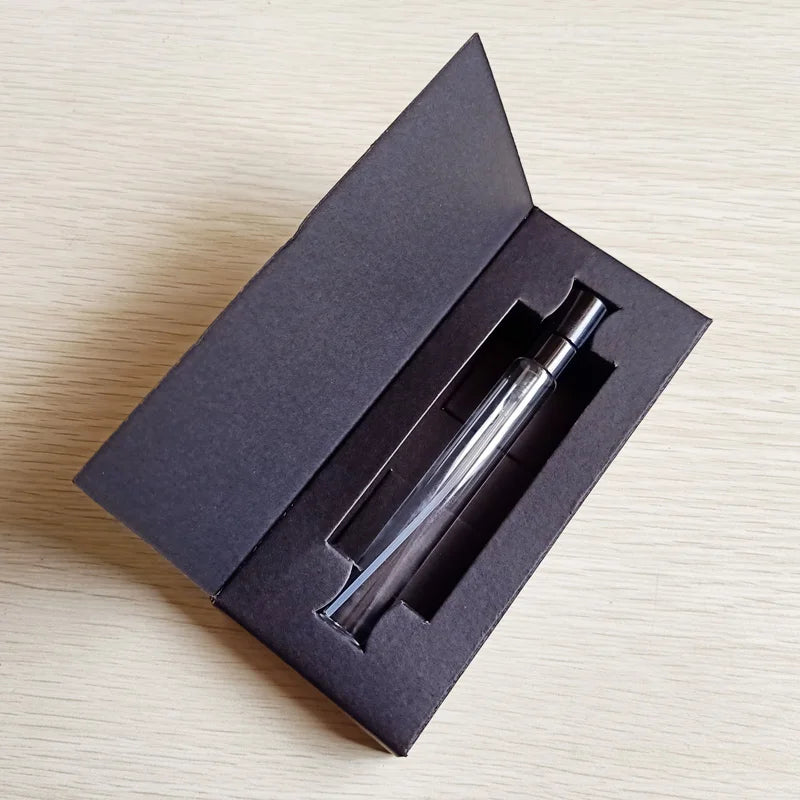50Pieces/Lot 10ML Perfume Bottle With Paper Boxes Empty Atomizer Spray Glass Perfume Bottle
