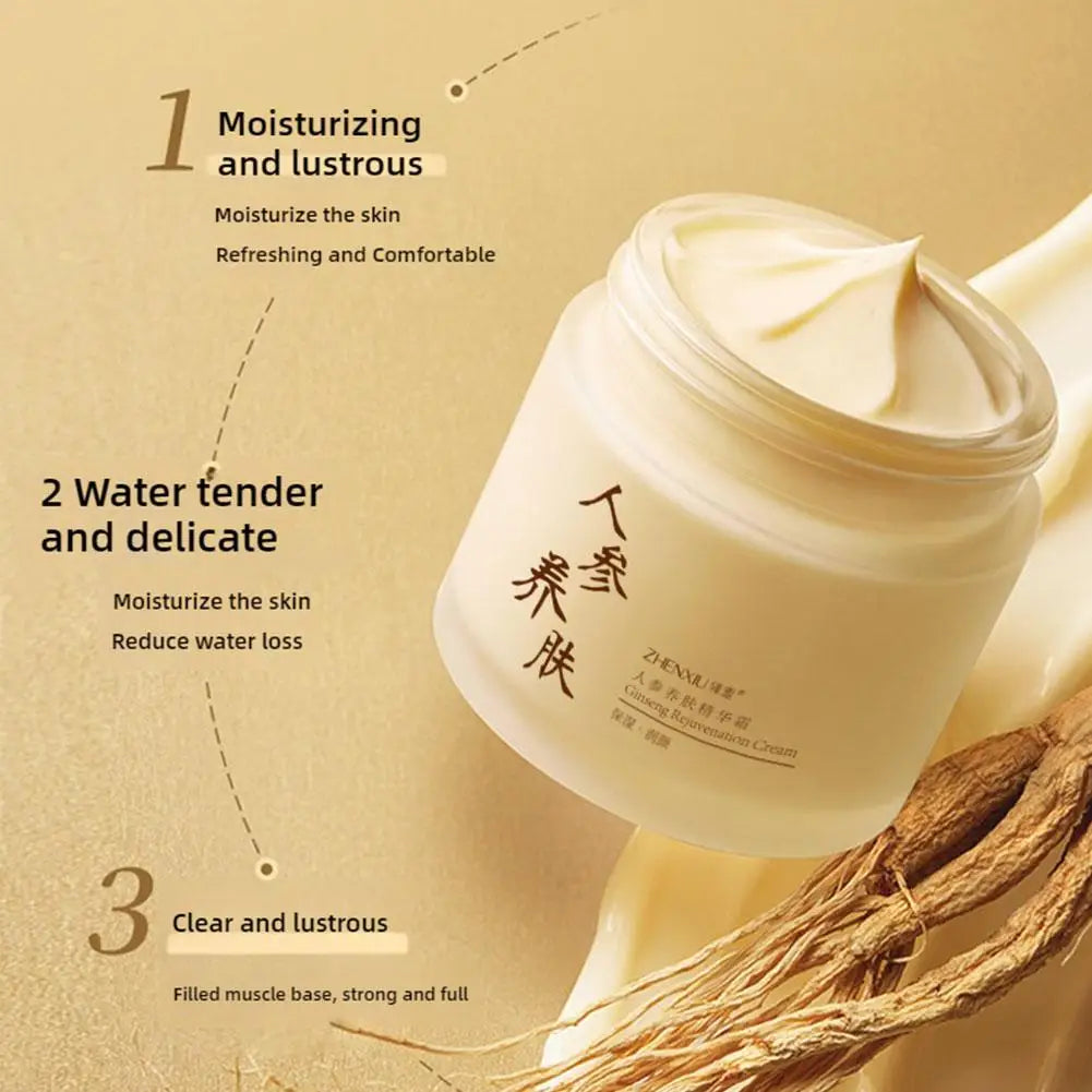 Crème Visage Ginseng Anti-rides – Hydratation & Fermeté 60g